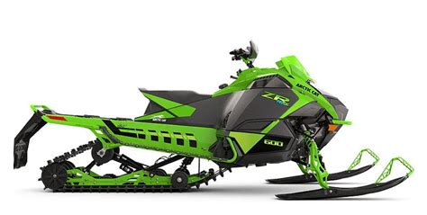 New 2024 Arctic Cat ZR 600 R XC 137 Black Medium Green Snowmobiles