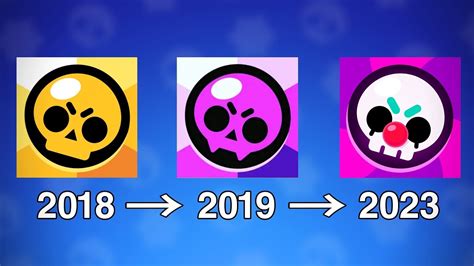 Brawl Stars App Icon Evolution All Icons Youtube