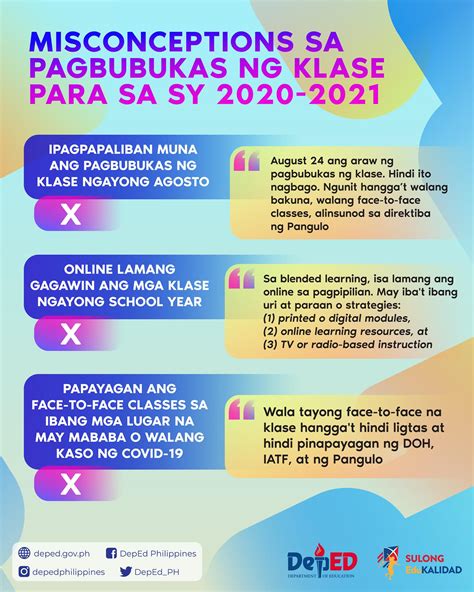 DepEd On Twitter ALAMIN Ang Mga Maling Impormasyon Tungkol Sa