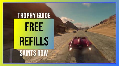 Saints Row Free Refills Trophy Guide Refill Boost Bar 3 Times With