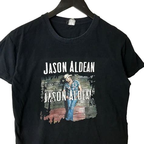 Jason Aldean T Shirt Black Large L American Country Depop