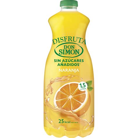 Orange Juice Drink From Concentrate With No Added Sugars Bottle L