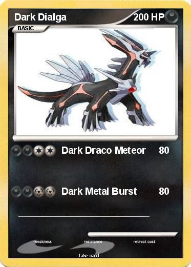 Pokémon Dark Dialga 143 143 Dark Draco Meteor My Pokemon Card