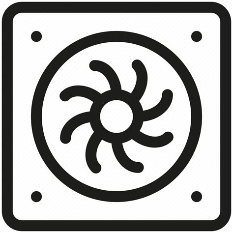 Air Exhaust Fan Inline Vent Ventilation Icon Download On Iconfinder