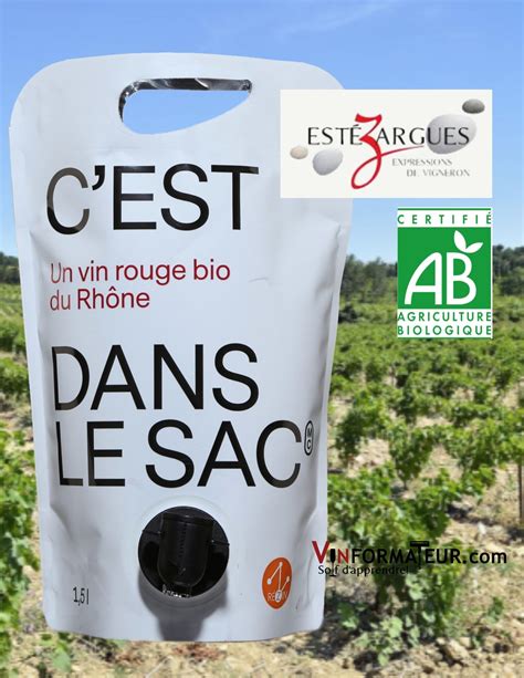 Cest dans le Sac vin rouge bio du Rhône Vinformateur