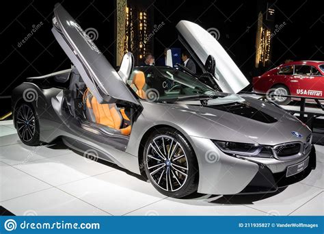 Bmw I Roadster Electric Sports Car At The Brussels Autosalon Motor