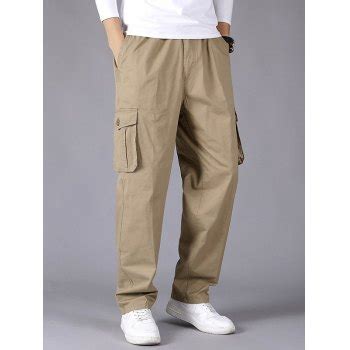 Emmiol Env O Gratis Pantalones Cargo Casuales Rectos Para Hombre