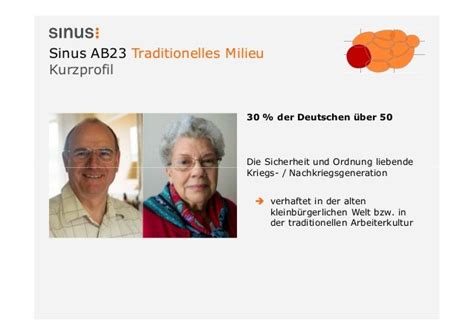 Sinus Milieus 50plus Die Lebenswelten Der Generation 50