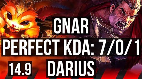 Gnar Vs Darius Top 7 0 1 6 Solo Kills Godlike Euw Diamond 14