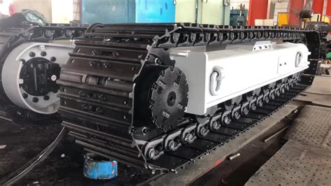 Tracked Chassis Excavator Tracked Chassis Landing Gear Tractor Steel Rubber Tracked Chassis