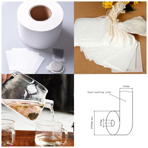 Eco Friendly Disposable Food Grade Heat Seal Tea Bag Filter Paper For Tea Packing Filter Paper