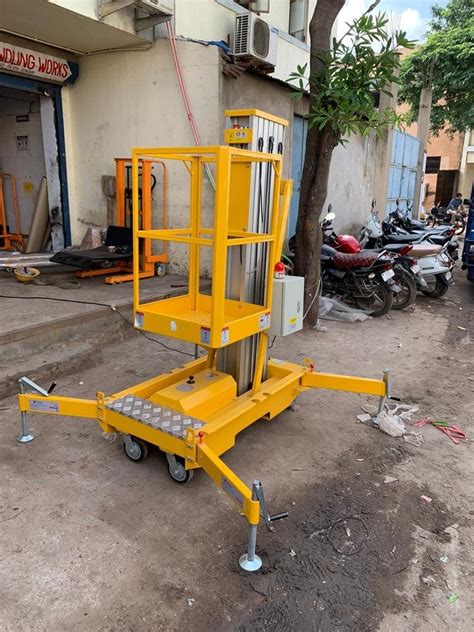 Ss Single Mast Aerial Work Platform Manufacturer Seller In Ahmedabad