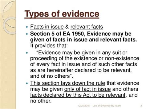 Law Of Evidence1