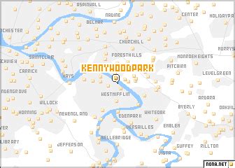 Kennywood Park (United States - USA) map - nona.net