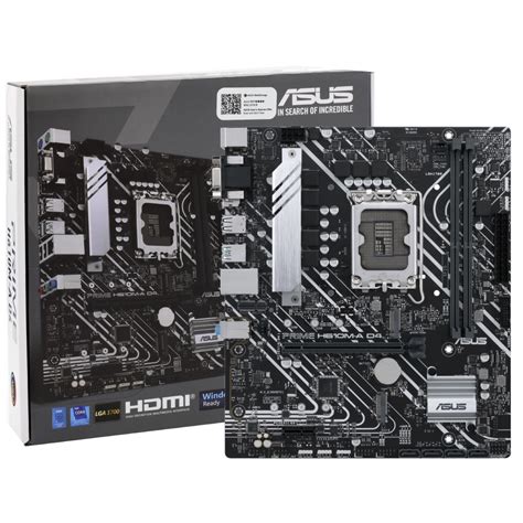Asustek Prime H610m A D4 - Placa Mãe asus Prime H610M-A D4 Socket lga 1700 / vga / DDR4 em ...