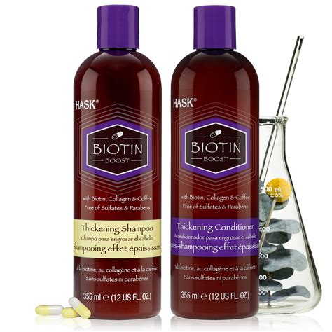 HASK BIOTIN BOOST Shampoo and Conditioner Set Thickening for all hair Combo 889338658677 | eBay