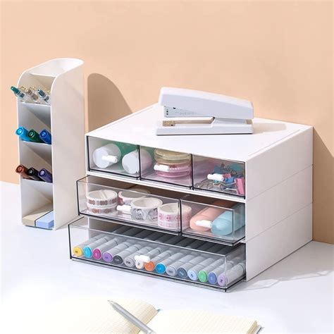 Cabinets, Racks & Shelves Desktop File Cabinet Desk Stationery File Drawer Storage Storage ...