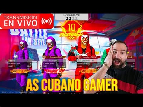 Directo De Free Fire Subiendo A Gran Maestro Top Global As Cubano