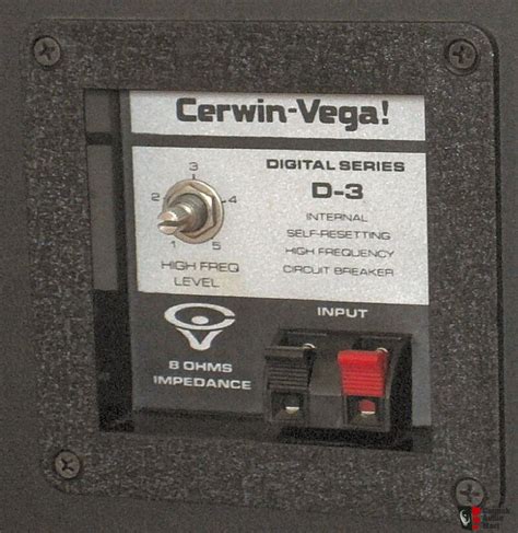 Vintage Cerwin Vega D Digital Series Speakers New Woofer Surrounds