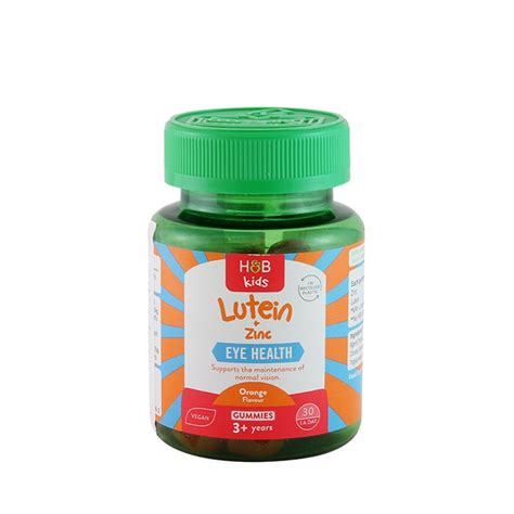 ЛУТЕИН + ЦИНК ЗА ДЕЦА желирани таблетки 30 броя / HOLLAND & BARRETT ...