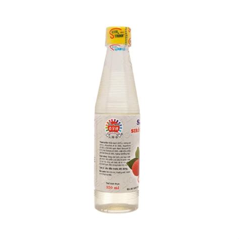 Lychee Syrup Trinh Natural Fruit Flavor Bottle Of 350ml Hien Thao Shop