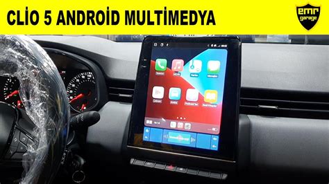 Clio 5 2021 Android Multimedya Kablosuz Carplay Ekran Emr Garage