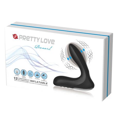 Pretty Love Usb Rechargeable 12 Mode Anal Vibrator Inflatable Prostate Massager Clitoral