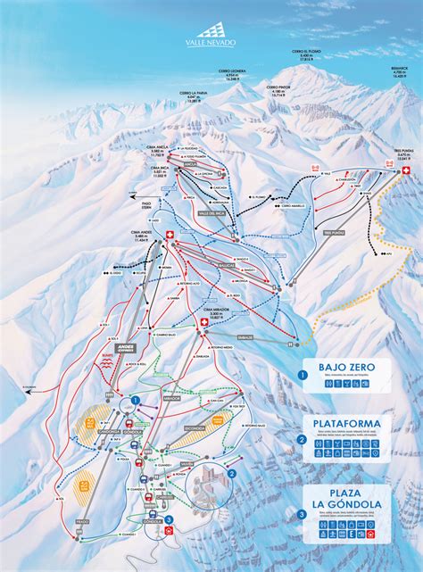 Valle Nevado Trail & Resort Maps | Project Powder