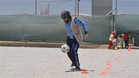 Footballs Part In Helping Refugees