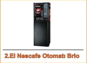 2 El Nescafe Otomatı Brio 250 Otomat Projeleri otomat otomatlar