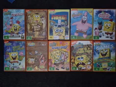 Spongebob Dvd Lot Of Dvds Picclick Uk