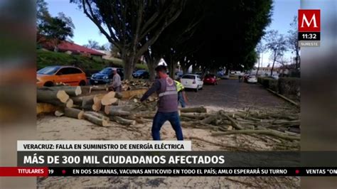 Fuertes Vientos En Veracruz Dejan Sin Luz A Mil Familias En Plena