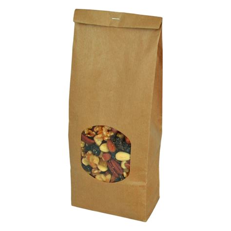 Blokbodemzakjes Bruin Kraft 130 X 360 Mm Blok Packaging