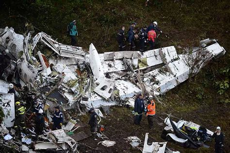 The Plane Carrying Brazilian Football Team Chapecoense Which Crashed In