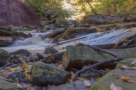 Creek Below The Falls Grindstone Falls October Flickr