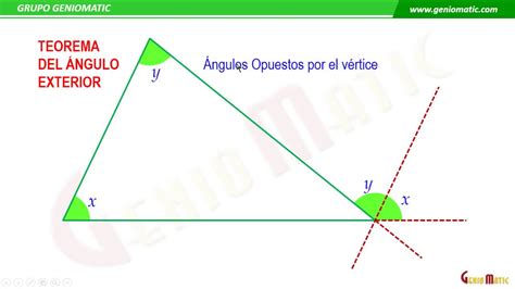 Teorema del ángulo exterior Teoría YouTube