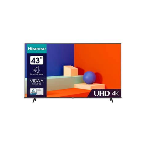 Hisense 43a6k Smart Tv Ultra Hd 4k 43 ΙΝΤΣΩΝ Κουντής Ηλεκτρικά