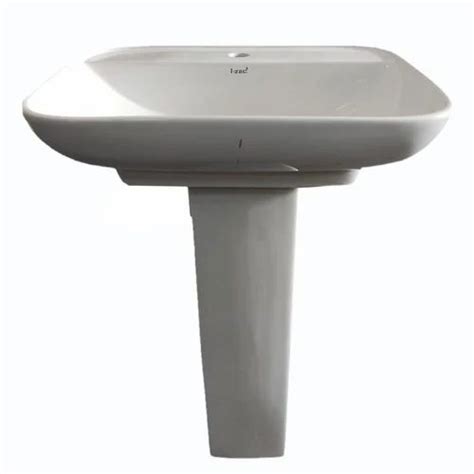 White Ceramic Pedestal Wash Basin At Rs Ceramic One Piece