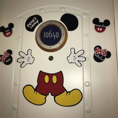 Disney Cruise Door Magnets Mickey Mouse Not Just Laminated Etsy