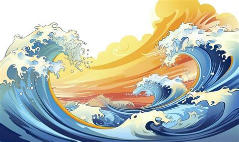 Ocean Waves Cartoon Stock Photos, Images and Backgrounds for Free Download