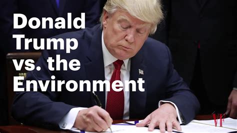 Watch Donald Trump Vs The Environment Vanity Fair