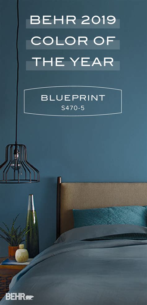 Create A Moody Blue Accent In Your Home With The Behr Paint 2019 Color