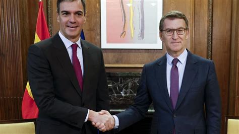 Sánchez Y Feijóo Pactan Un Nuevo Intento Para Renovar El Cgpj Con La