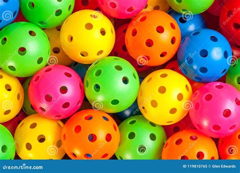 Colorful Pickleball Collection Stock Image Image Of Pickleball