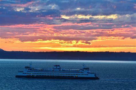 Edmonds Scenic A Ferry Fine Sunset My Edmonds News