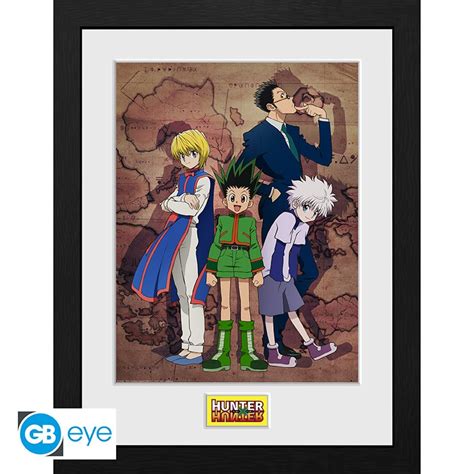 HUNTER X HUNTER Tirage encadré Key Art Carte