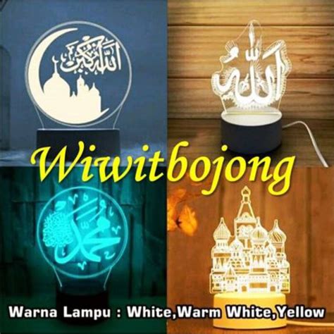 Jual Lampu Hias D Led Allah Ayat Kursi Allohuakbar Alquran