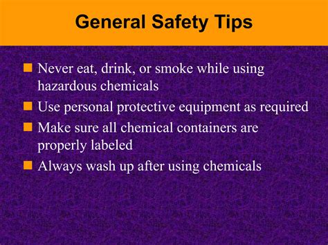 Safe Chemical Handling Ppt