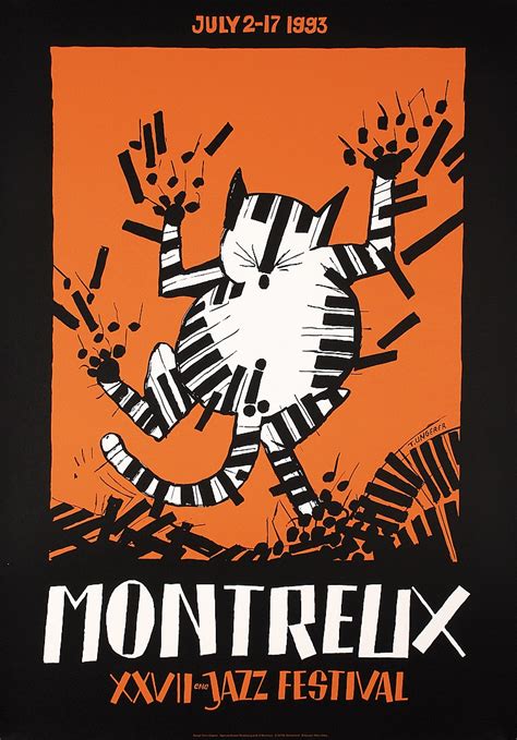 Original S Montreux Jazz Festival Poster Tomi Unger