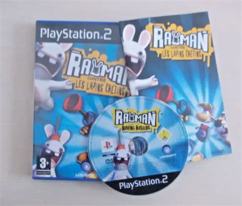 RAYMAN CONTRE LES Lapins Crétins Sony Playstation 2 PS2 FR PAL